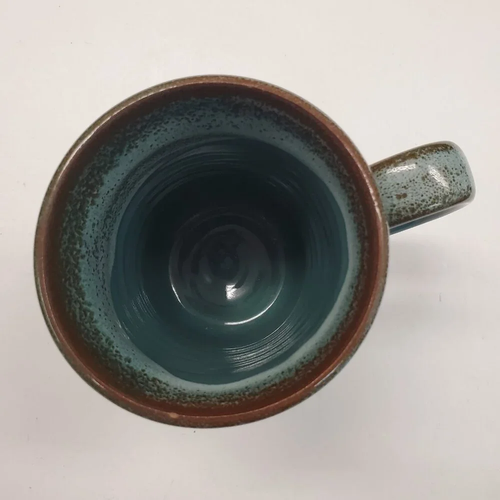 Deneen Pottery Drip Glaze Mug Fairmount Ave Church 100 Year Anniversary St. Paul